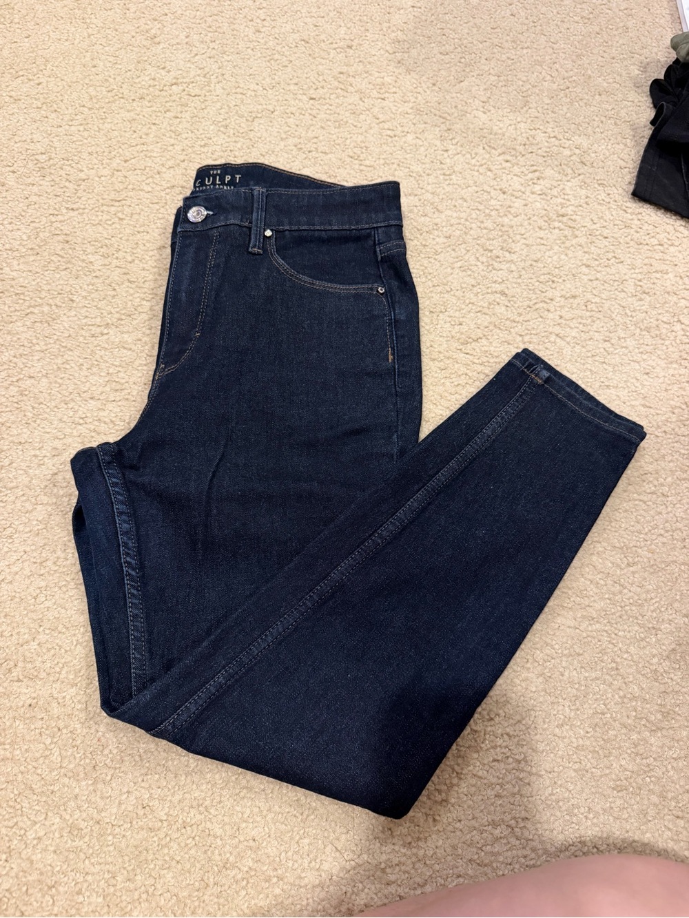 The Sculpt Skinny Ankle Dark Indigo Jeans
